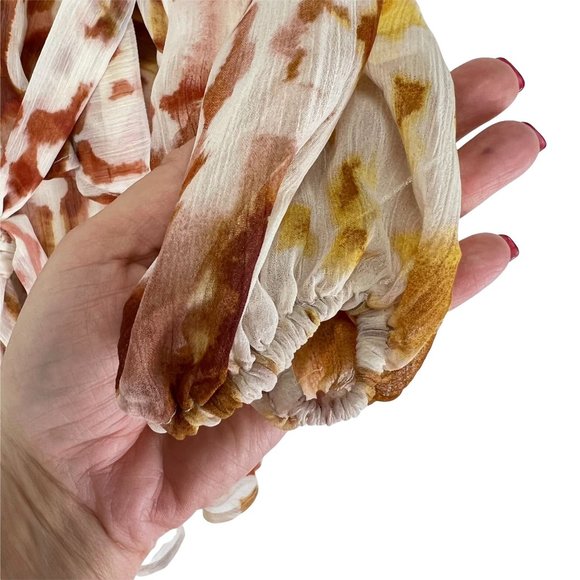 NWT LEITH Tan Faux Wrap Front Mini Dress V-Neck Size XS - Picture 6 of 9